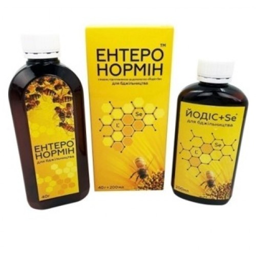 Энтеронормин с Йодис + Se для пчеловодства (40 + 200) для 10 пчелосемей