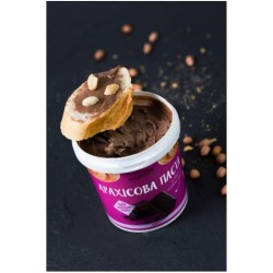 Арахісова паста з чорним шоколадом 100 грам (скло)