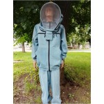 Костюм бджоляра джинс євро з охолодженням та прозорим пластиком р 54