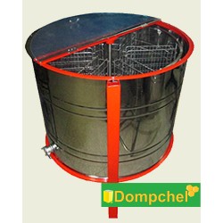 Медогонка з поворотом касет 6-рамкова під рамки «Дадан»