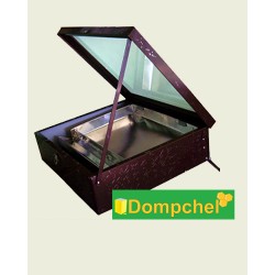 Каркас сонячної воскотопки в зборі на 2 рамки